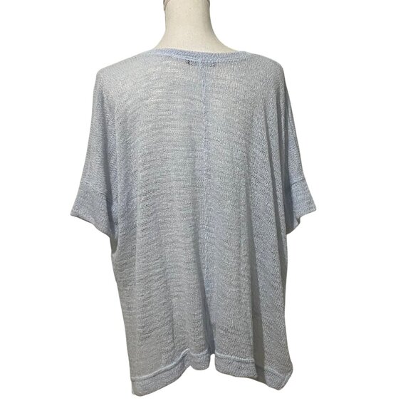 Nally & Millie Pullover Sweater Womens One Size Blue Coastal Mermaid Softgirl - Picture 3 of 6